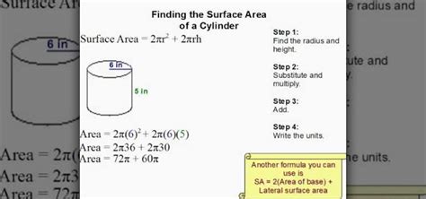 Surface Area Cylinder Worksheet Printable Word Searches