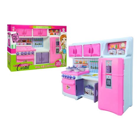 Cozinha Infantil Completa Brinquedo Kit Criança Fogão Menina no Shoptime