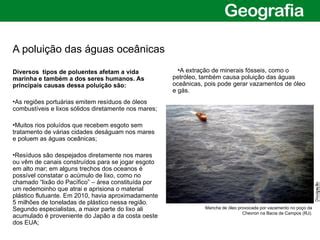 Quais São Os Principais Recursos Extraídos Das Águas Oceânicas - As águas oceânicas e os mares sdddeeffff | PPT