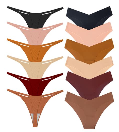 Amazon Beafulrab Women Seamless Bikini Underwear G String Thongs Stretchy Comfort Pack