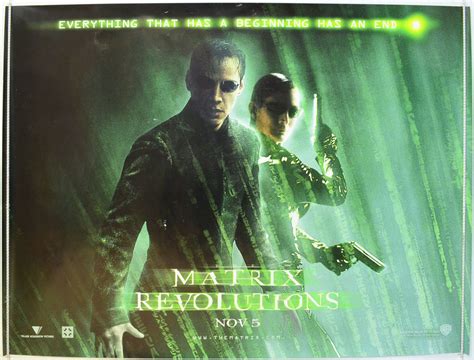 Matrix Revolutions The Original Cinema Movie Poster From