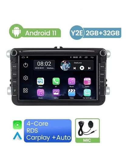 Estereo Vw Jetta Polo Carplay Vento Android Auto Gb Cuotas Sin