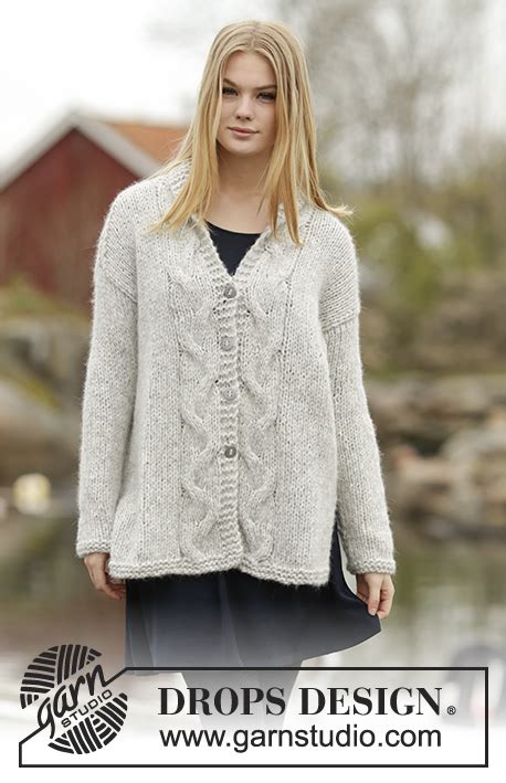 Dagens Gratisoppskrift Winter Sparkle Cardigan Strikkeoppskrift