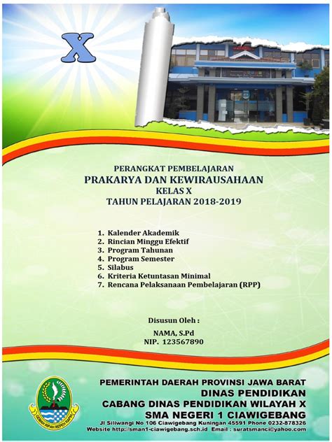 Cover Perangkat Pembelajaran