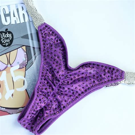 Purple Bikini Fitness Npc Ifbb Ocb Vicky Ross Fit