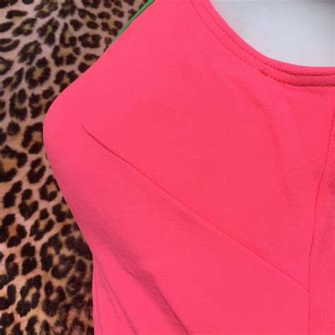 French Pin Up S Groovy Swimsuit Fluo Hot Pink Gre Gem