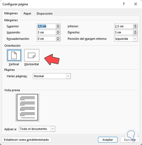 C Mo Poner En Word Una P Gina Horizontal Y Otra Vertical Solvetic