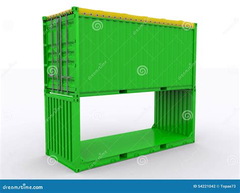 Flat Rack Container Stock Photography 54221042