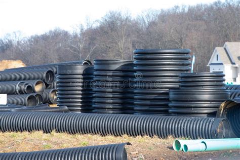 Large Diameter Black Polypropylene Pipes For Laying Communications