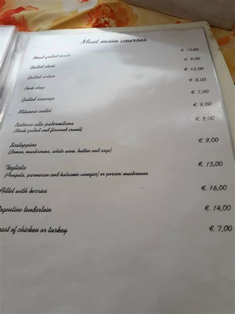 Menu Da Bikini Beach Ristorante Marina Di Gioiosa Ionica