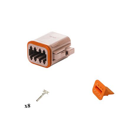 Kit Connecteur Dt Series M Le Voies Marron