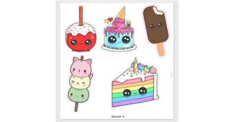 Funny Food Stickers Zazzle