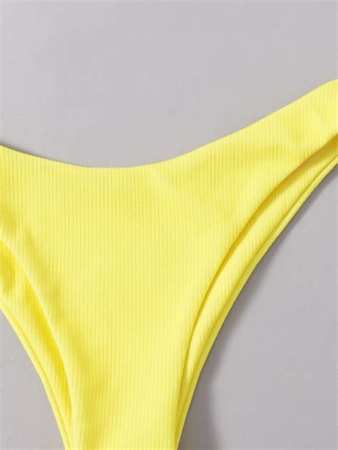 Is That The New Dinosaur Print Drawstring Side Bikini Swimsuit Romwe Usa