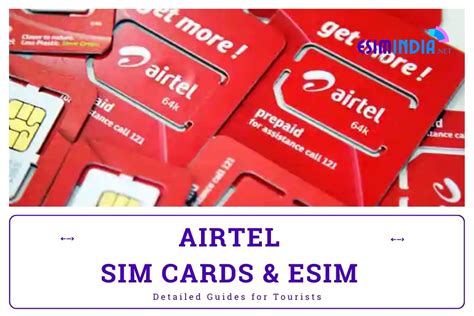 Airtel Sim Cards And Esim For Tourists 2024