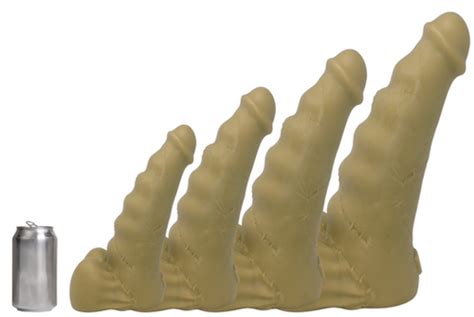 MONSTER Gold Platinum Silicone Dildo John Thomas Toys