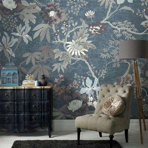 Grahamandbrown Mural Wallpaper Bedroom Feature Wall Modern Asian Decor