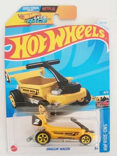 Draggin Wagon Hw Ride Ons Hot Wheels Amarelo Parcelamento Sem Juros
