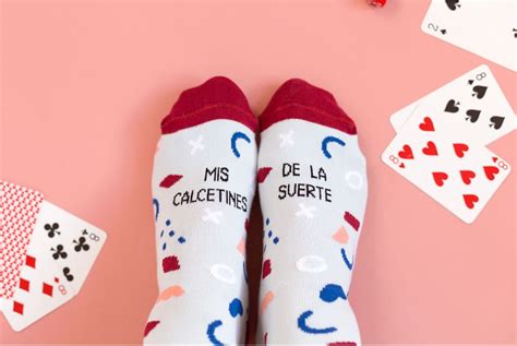 Calcetines De La Suerte Celeste Regalos Molones Hola Coqueta