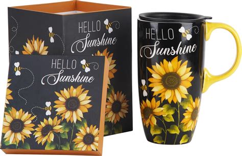 Amazon.com: RIJEFUL She’s a Sunflower Coffee Mug, Sunshine Mug ...