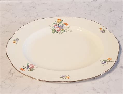 Vintage Alfred Meakin England Large Platter Dinnerware Dinnerplate Side