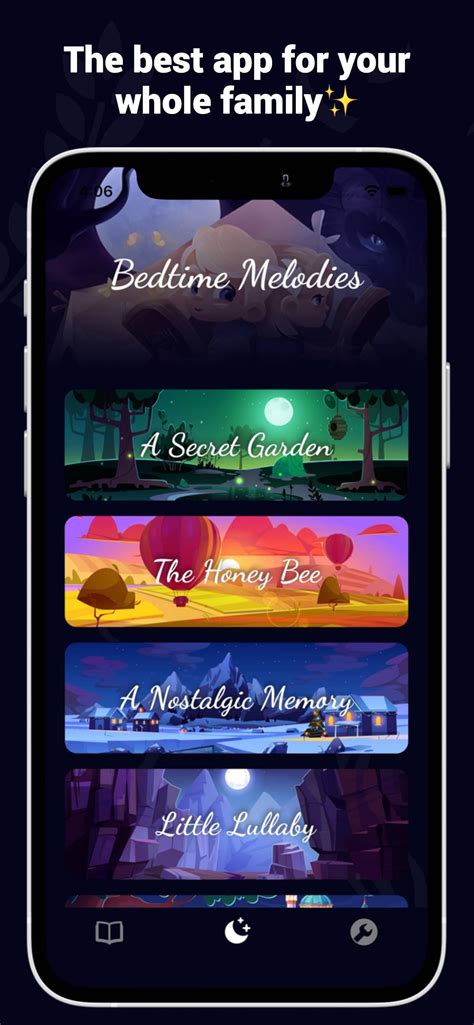 Bedtime Relaxation And Melodies iOS App | Codester