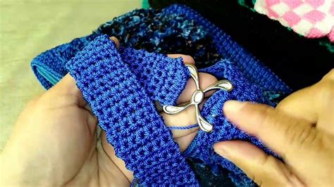 Como Colocar Asas A Bolsos Tejidos En Crochet YouTube Bolso Tejido