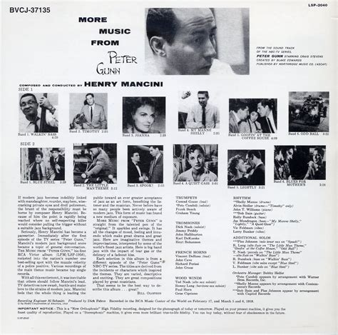 The RCA Peter Gunn soundtracks (click on image to see larger). These ...