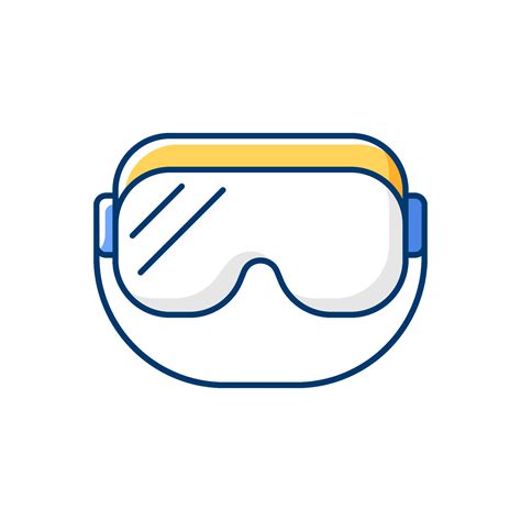 Medical goggles RGB color icon 2388164 Vector Art at Vecteezy