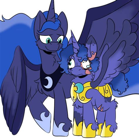 My Pony Oc Prince Eclipse Of Equestria Having A Moment With His Mother