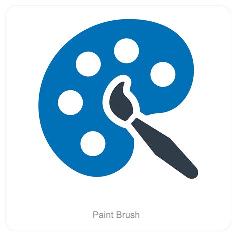 Paint Pallete and color palette icon concept 26450602 Vector Art at ...