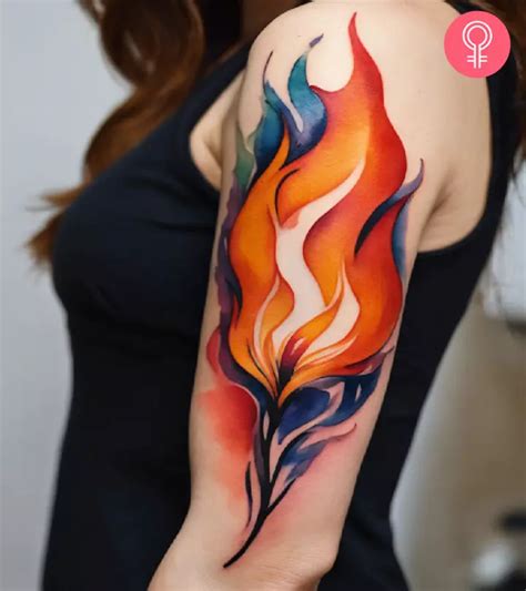 8 Fire Tattoo Designs That Set Your Spirit Aglow