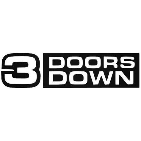 3 Doors Down Decal Sticker Decalfly