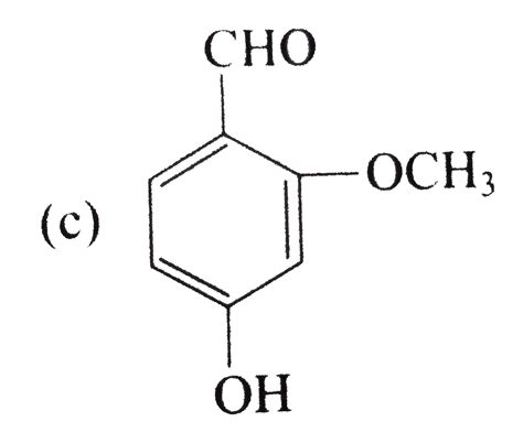 A compound (A) called vanillin is isolated from vanilla seeds. Molecul