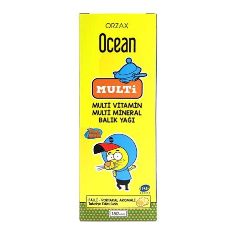 Ocean Multivitamin Multimineral Şurup Kral Şakir 150 ml | DEFACTOFIT.com