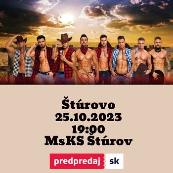 HOT MEN DANCE TOUR Štúrovo vstupenky Predpredaj sk