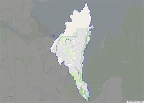 Map of Kelly Ridge CDP - Thong Thai Real