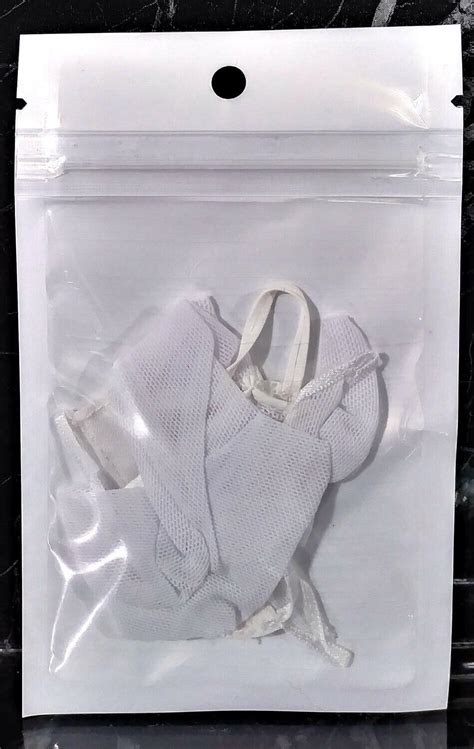 Flirty Girl White Fishnet Body Stocking Lingerie For Figure Doll Phicen