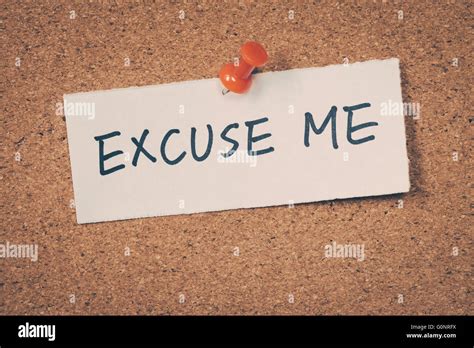 Excuse Me Hi Res Stock Photography And Images Alamy