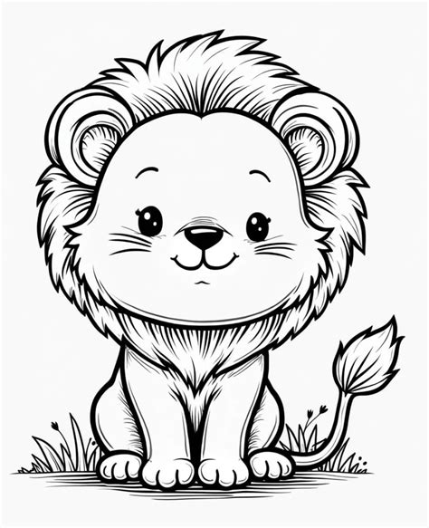 Imagens De Leão Para Colorir - 5
