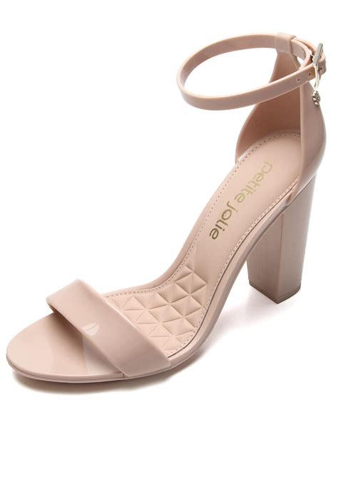 Sandália Petite Jolie Tiras Finas Nude Compre Agora Dafiti Brasil