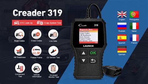 Launch X Creader Cr Full Obd Scanner Obd Eobd Auto Code