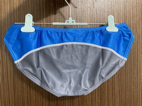 EGDE Japan Super Low Rise Bikini Blue X Gray Men S Fashion Bottoms New Underwear On Carousell