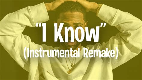 DJ Mustard x Big Sean I Know ft Jhené Aiko Instrumental Remake