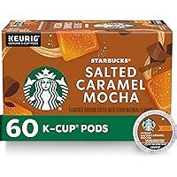 60 Count Starbucks K Cup Coffee Pods Salted Caramel Mocha