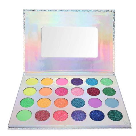 Флуоресцентные неоновые тени NEON PALETTE палетка 24 цвета, купить со ...