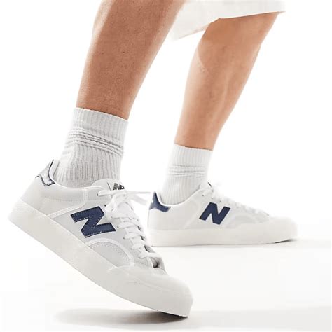 New Balance 100 Grey with Blue Trainers | Millars Shoe Store