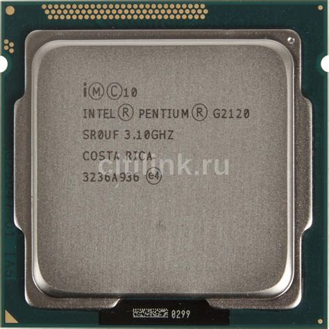 Характеристики Процессор Intel Pentium G2120, LGA 1155, OEM ...