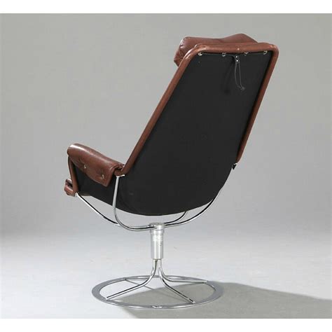 Dux Jetson Scandinavian Armchair In Leather Bruno MATHSSON 1980s