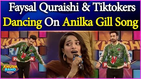 Faysal Quraishi Tiktokers Dancing On Anilka Gill Song Khush Raho