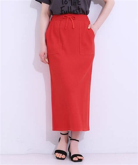 Cutie Blonde スカート S LLウエストゴムで楽ちん カットリブナロースカート ZOZOTOWN Yahoo 店 通販 Yahoo ショッピング